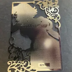 Goddess Story Gold METAL Card Maiden Party Serial Number #021/100! Tatsumaki - Image 5