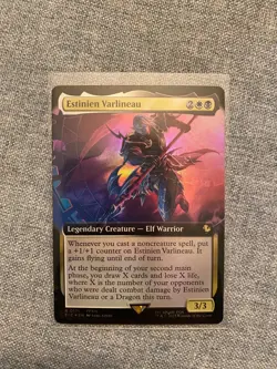 MTG - Estinien Varlineau - FOIL Extended Art Rare #171 Commander: Final Fantasy - Image 1
