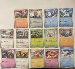 Pokemon TCG Card Lot - 14 Cards - All Unique - From 2023 & 2025 Sets - Image 1