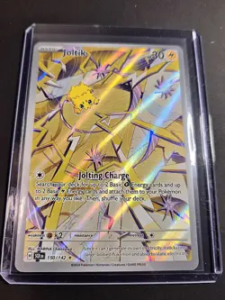 Pokemon TCG Joltik Holo Stellar Crown Illustration Card #150/142 NM Condition - Image 1