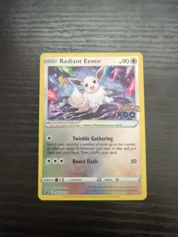 Radiant Eevee SWSH230 Holo Promo Card Mint Condition - Image 1