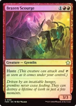 MTG 8 Card Bundle Lot NM - Foundations - Red - Rarities: U/C - Image 1