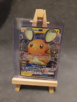Pokemon TCG Dedenne GX Holo Ultra Rare Card Unbroken Bonds 57/214 - Image 1