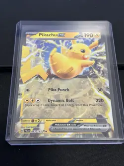 Pokemon Card Pikachu EX 063/193 Paldea Evolved Double Rare NM - Image 3