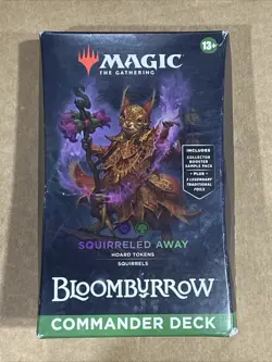 Magic The Gathering MTG Bloomburrow SQUIRRELED AWAY Commander Deck New Sealed - Image 1