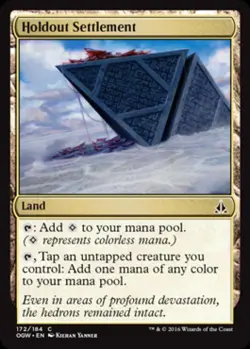 Holdout Settlement - Light Play MTG Oath of the Gatewatch - Image 1