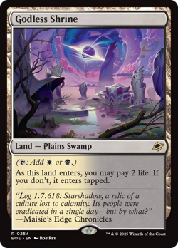 x1 Godless Shrine EOE Edge of Eternities MTG 254 M/NM 1x - Image 1