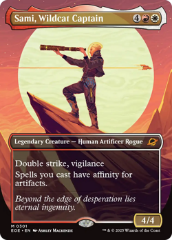 x1 Sami, Wildcat Captain EOE Edge of Eternities MTG 301 M/NM 1x - Image 1