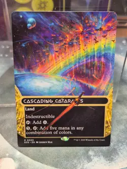R 0005 Cascading Cataracts STELLAR SIGHTS BORDERLESS Edge of Eternities MTG - Image 1