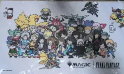 Final Fantasy Chibi Character Playmat MTG TCG Japan Limited - Image 2
