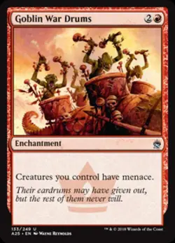 Goblin War Drums - Light Play MTG Masters 25 - Image 1