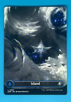 Mtg Island (0263) (Borderless) Edge of Eternities Regular - Image 1