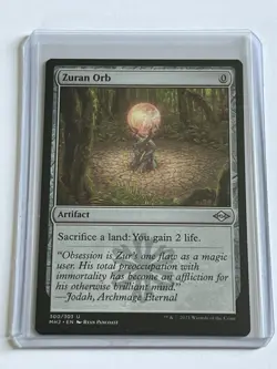 Zuran Orb 300 MTG Modern Horizons 2 2021 Mint - 9.0 + Uncommon Non Foil - Image 1