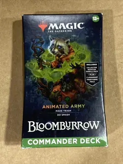Magic The Gathering MTG Commander Bloomburrow Animated Army Deck New - Image 1