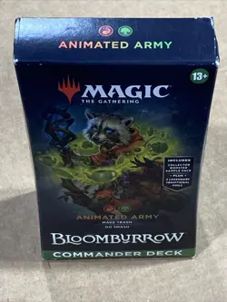 Magic The Gathering MTG Commander Bloomburrow Animated Army Deck New - Image 3