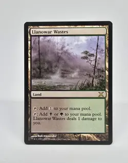 MTG Llanowar Wastes - Tenth Edition - Magic The Gathering LP - Image 1