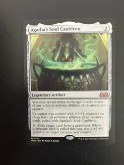 Agatha's Soul Cauldron Mtg Wilds of Eldraine Regular Mythic 242 - Image 1