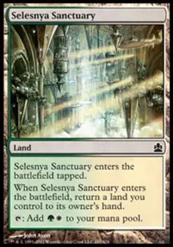 Selesnya Sanctuary - Light Play MTG Commander - Image 1