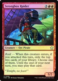 MTG 8 Card Bundle Lot NM - Foundations - Red - Rarities: U/C (Mostly Goblins) - Image 1