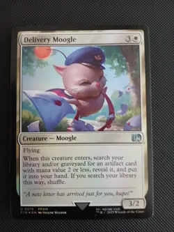 Delivery Moogle (Foil) - #15 - Uncommon - MTG: Final Fantasy - FIN - Image 1