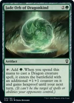 Jade Orb of Dragonkind - Near Mint MTG - Image 1