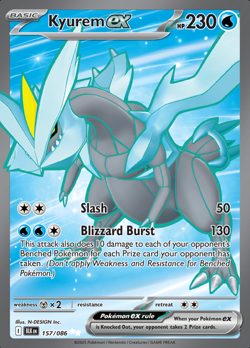 Kyurem ex (157/086) Full Art | Pokemon TCG SV10.5 Black Bolt | Near Mint - Image 1