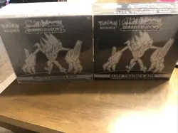 Pokemon TCG Sun and Moon Burning Shadows Elite Trainer Box ETB Set Of 2 New !!! - Image 1