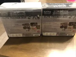 Pokemon TCG Sun and Moon Burning Shadows Elite Trainer Box ETB Set Of 2 New !!! - Image 2