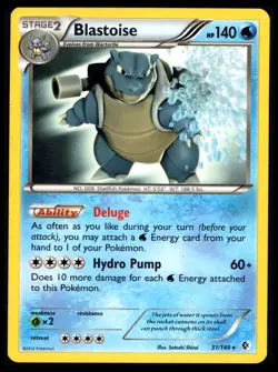 Blastoise Holo Rare Boundaries Crossed 31/149 Pokemon - Image 1