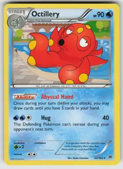 Octillery - 33/162 (XY Breakthrough) Rare Deck Exclusives 033/162 Pokemon - Image 1