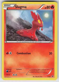 Slugma Common Kalos Starter Set 6/39 Pokemon - Image 1