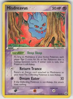 Misdreavus Uncommon Legend Maker 40/92 Pokemon - Image 1