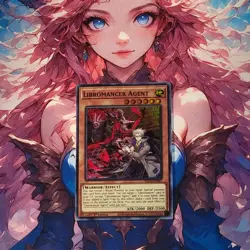 Yugioh - Libromancer Agent - BACH-EN087 - Super Rare - 1st Edition - Near Mint - Image 1
