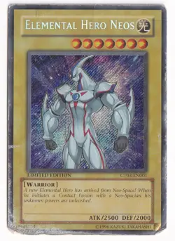 ELEMENTAL HERO NEOS CT03-EN001 LIMITED EDITION HP Yugioh Yu-Gi-Oh! Card - Image 1