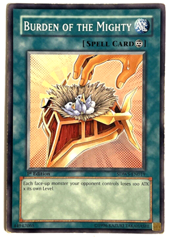 YuGiOh! - Burden of the Mighty - SDWS-EN019 - 1st Edition - Common - Image 1