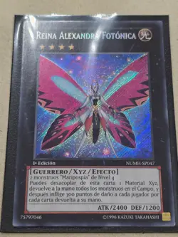 PHOTON ALEXANDRA QUEEN●YUGIOH●NUMH●2013●SPANISH●SECRET RARE●1st ED●NM●E146 - Image 1