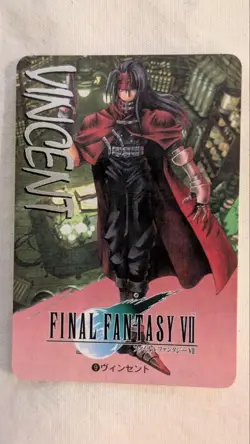 Final Fantasy Vii Vincent Card 1997 - Image 1