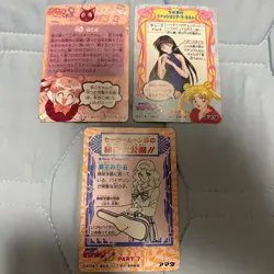 Sailor Moon S Card Jupiter Kino Makoto Set Of 3 - Image 2