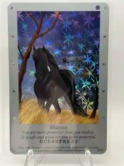BELLA SARA Shaman FOIL CARD F7/9 SILVER BOARDER 1ST SERIES - Image 1