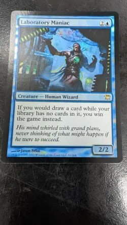 Laboratory Maniac Innistrad Foil Magic Card - Image 3