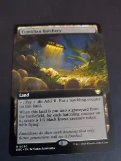 NM Extended Art Eumidian Hatchery, MTG, Edge of Eternities, Magic, 40 - Image 1