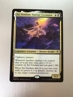 Syr Vondam, Sunstar Exemplar - 231 - MTG: Edge of Eternities - Rare - FOIL - Image 1