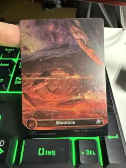 MTG Edge Of Eternities Basic Mountain Land (Galaxy Foil) - Image 1