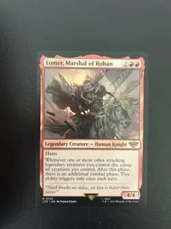 Eomer, Marshal of Rohan Mtg Universes Beyond Lord of the Rings Regular Rare 120 - Image 1