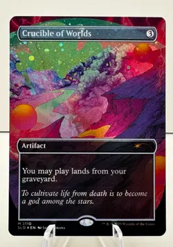 Crucible of Worlds Galaxy Foil Secret Lair: Magic the Gathering(mtg) - Image 1