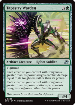 Tapestry Warden - 209 - Edge of Eternities- Near Mint - MTG - Image 1