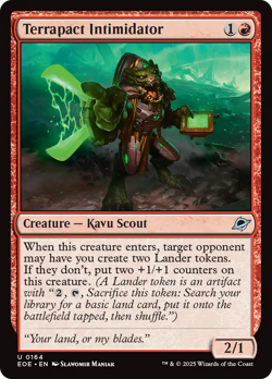 Terrapact Intimidator - 164 - Edge of Eternities- Near Mint - MTG - Image 1