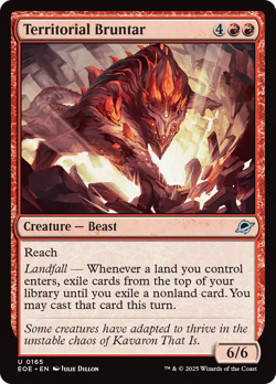 Territorial Bruntar - 165 - Edge of Eternities- Near Mint - MTG - Image 1