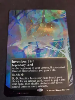 Inventors' Fair (0156) - Galaxy Foil - Borderless - NM EOE - MTG - Image 1