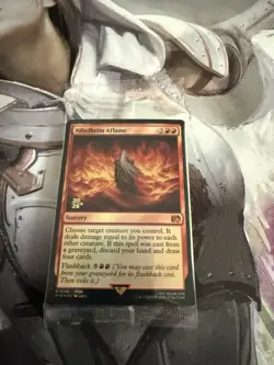 MTG Magic the Gathering FOIL Nibelheim Aflame Pre-Release - Image 1
